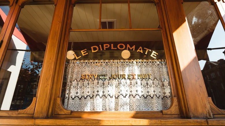 Le Diplomate restaurant exterior in Washington, D.C.