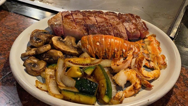 Steak and lobster 