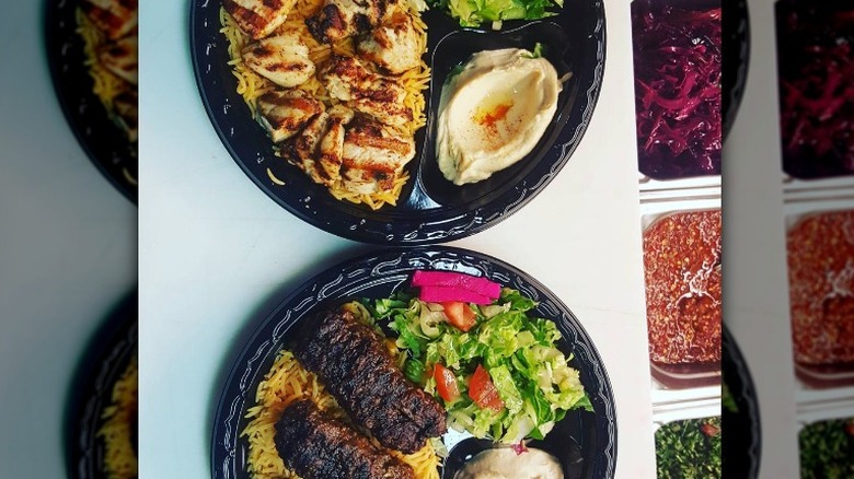 Lemon plate and kafta plate