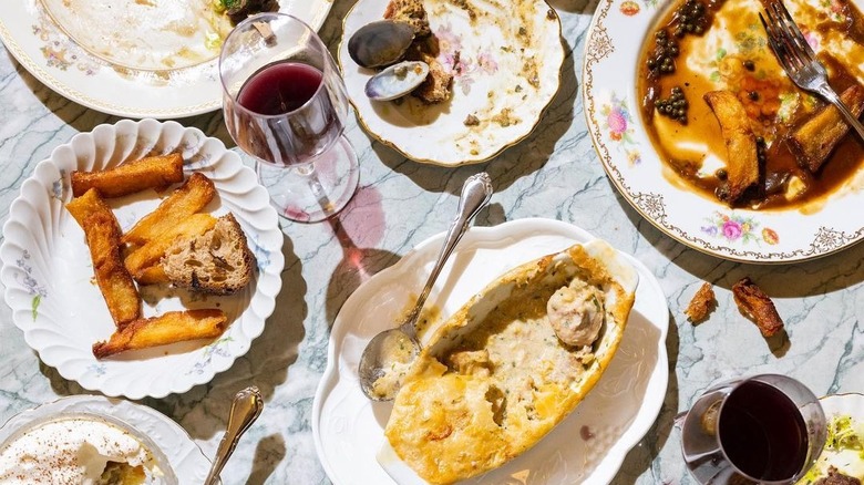 Dishes served at Lord's