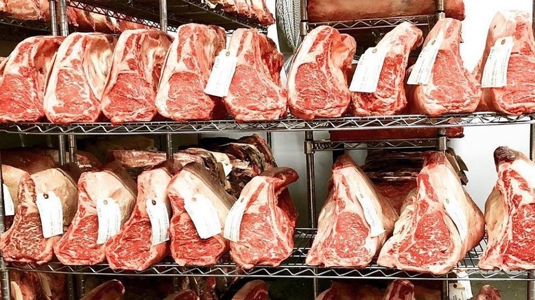 steakhouse aging room