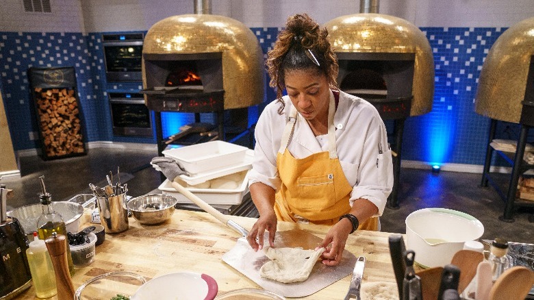 Best in Dough chef prepping