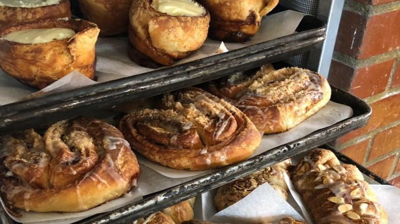 Fresh morning pastries