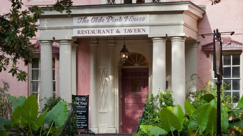 The Olde Pink House entrance