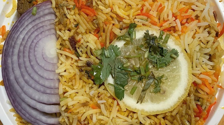 lamb biryani from Indika House