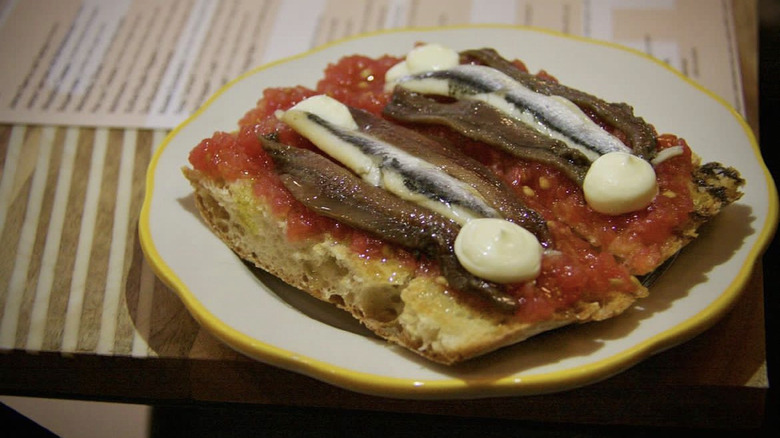 Spanish boquerones