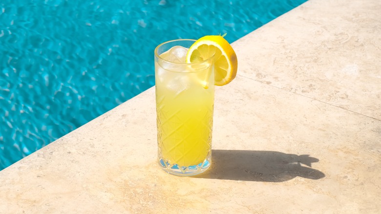 lemonade in a glass