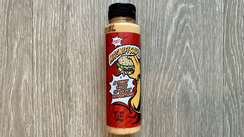 Trader Joe's Magnifisauce condiment bottle