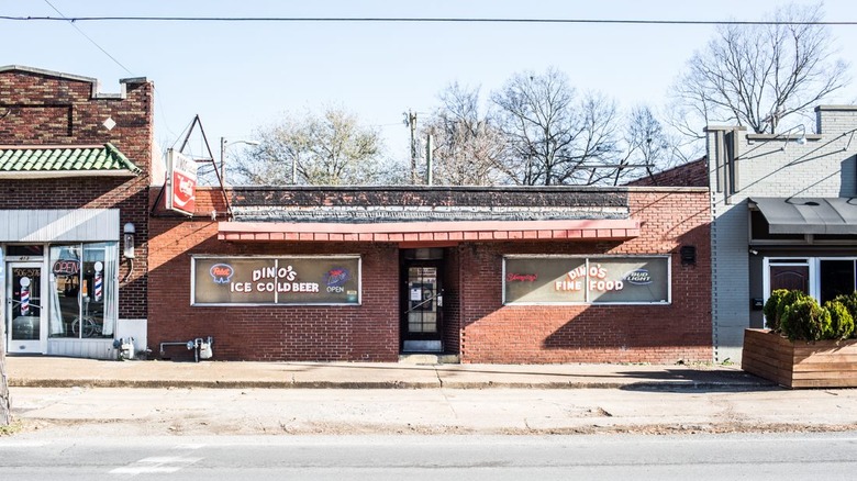 brick building with long windows