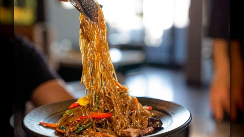 Marinated glass noodles 