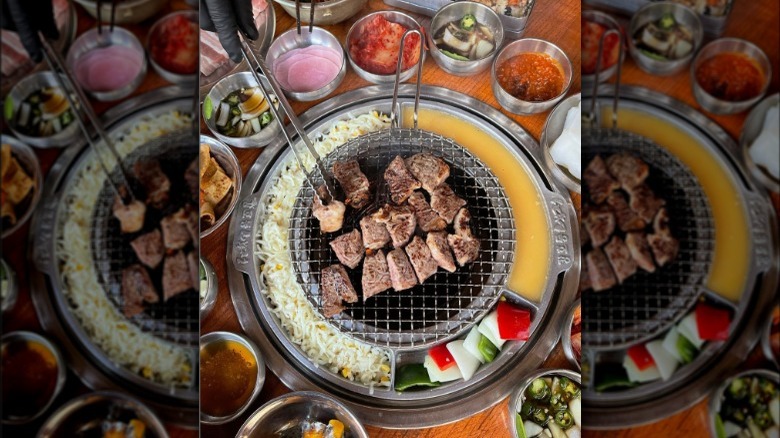 Selection of KBBQ dishes