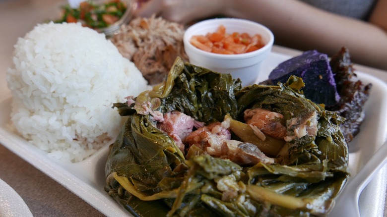 Lau lau dinner