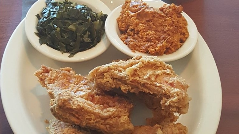 The Colonnade's fried chicken and sides