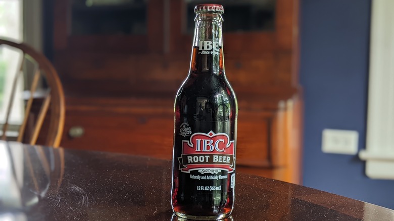 IBC root beer bottle