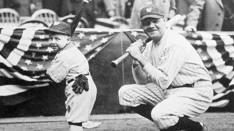 Babe Ruth at Yankee Stadium