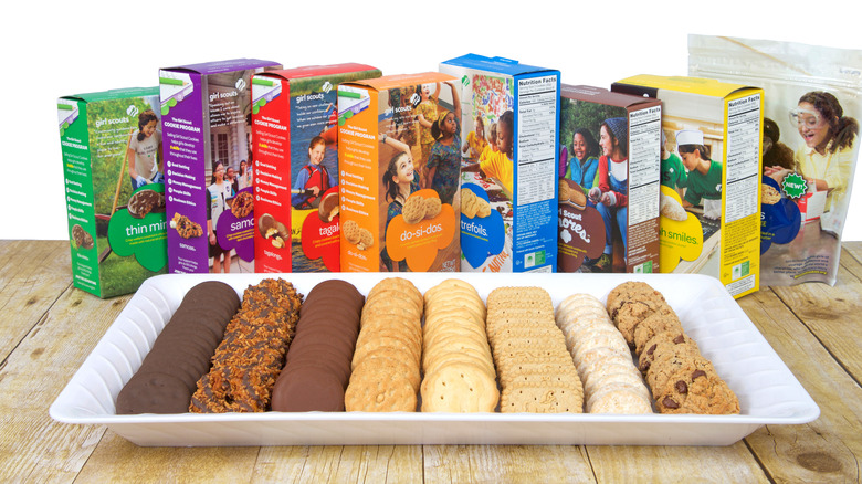 Girl Scout cookie lineup