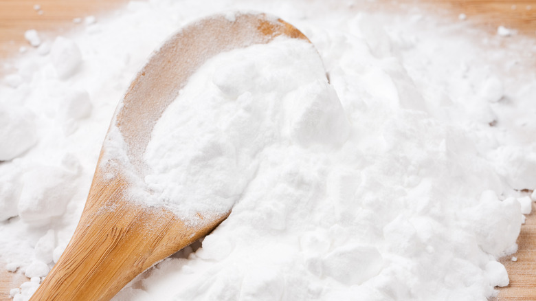 spoon in baking powder