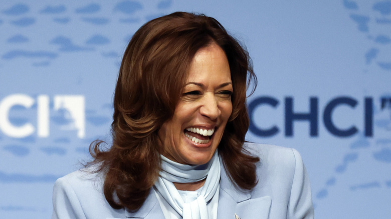 kamala harris laughing