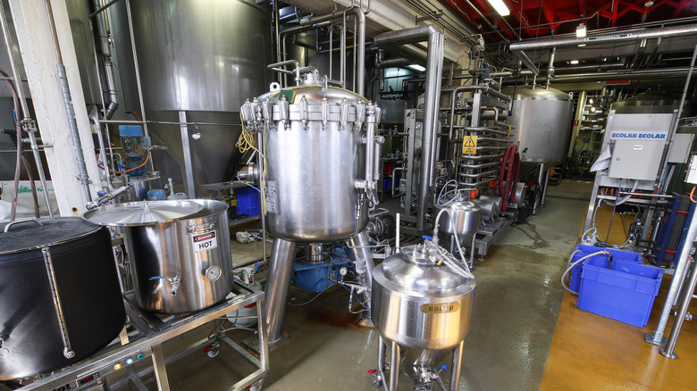 Beer filtration facility