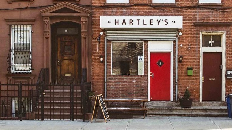 Hartley's Irish bar exterior