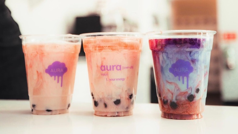 boba drinks from Aura