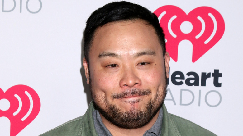 David Chang making odd face