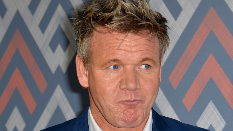 Gordon Ramsay making odd face