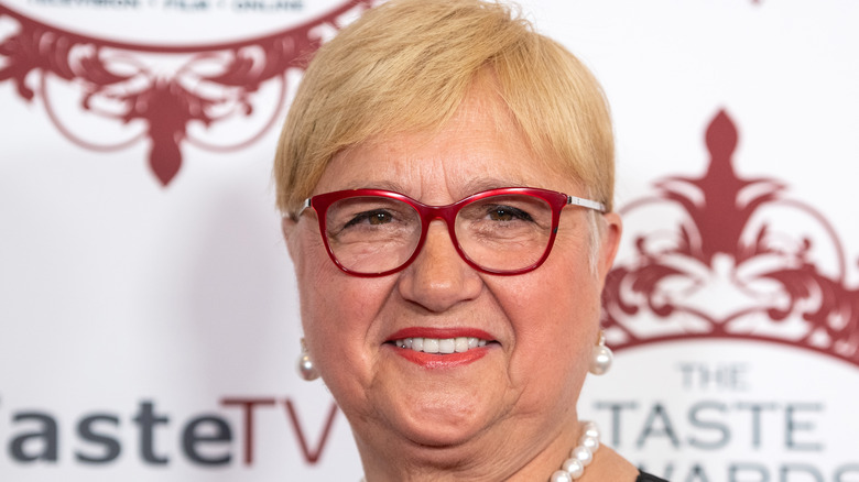 Lidia Bastianich posing at event