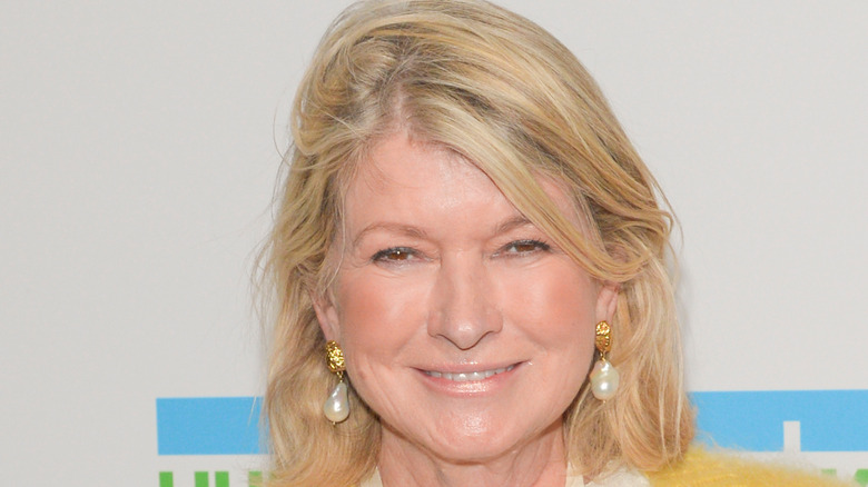 Martha Stewart smiling in public