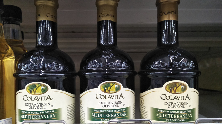 three bottles of colavita premium