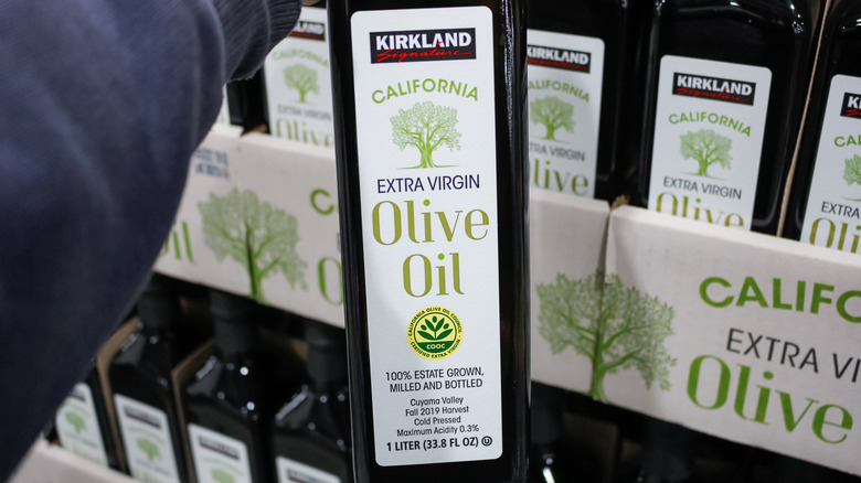 kirkland olive oil bottle