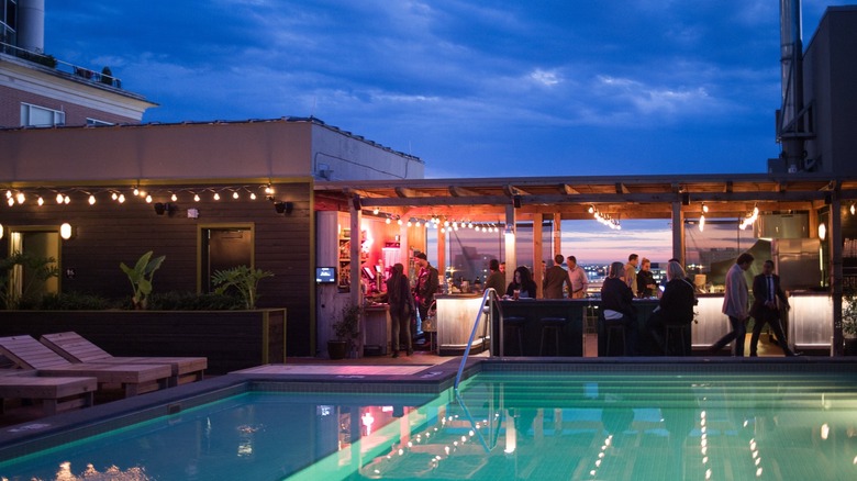 Bar by the pool