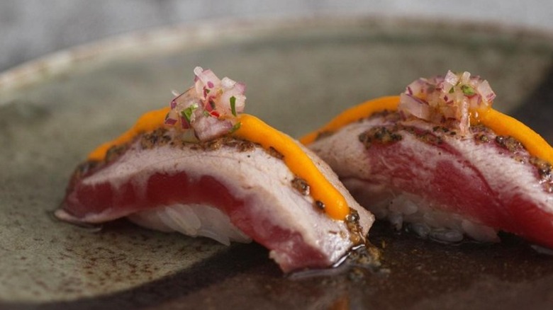 Bluefin tuna sushi