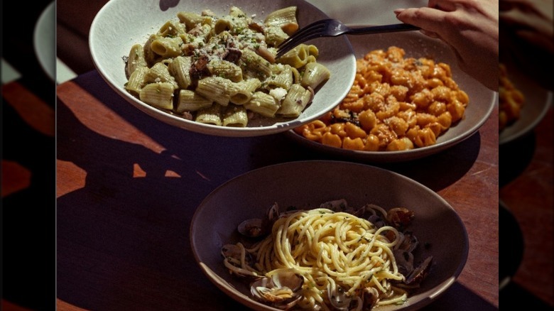 Elephanté trio of pasta dishes