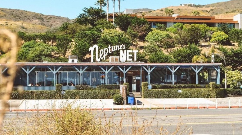 Neptune's Net sign restaurant