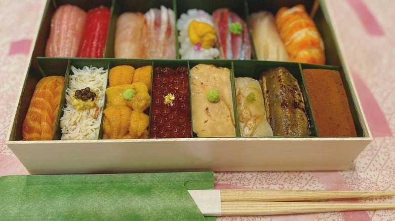 Sushi Kaneyoshi bento box