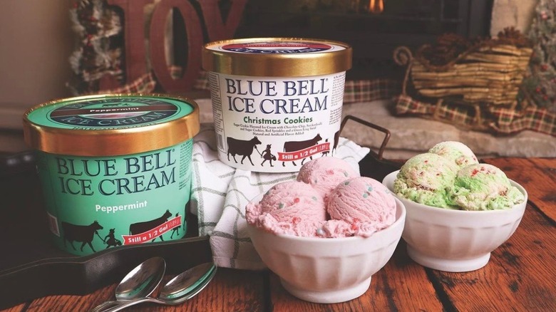 Blue Bell holiday ice creams