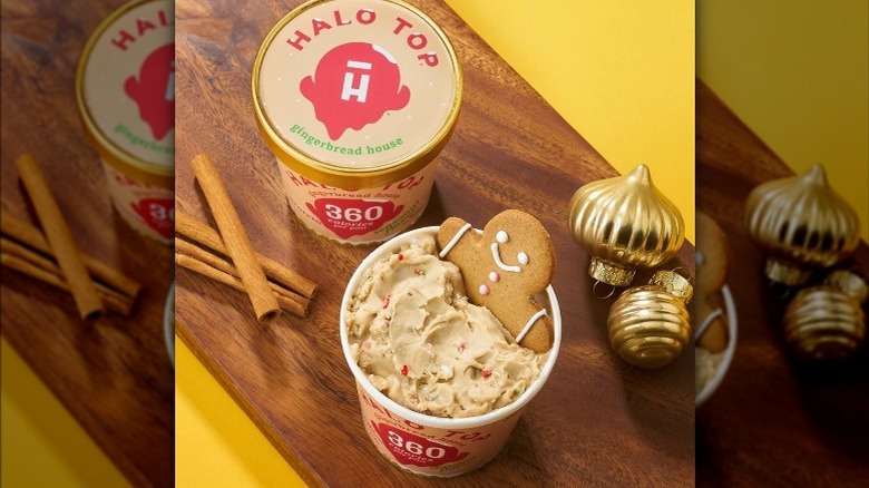 Halo Top Gingerbread House