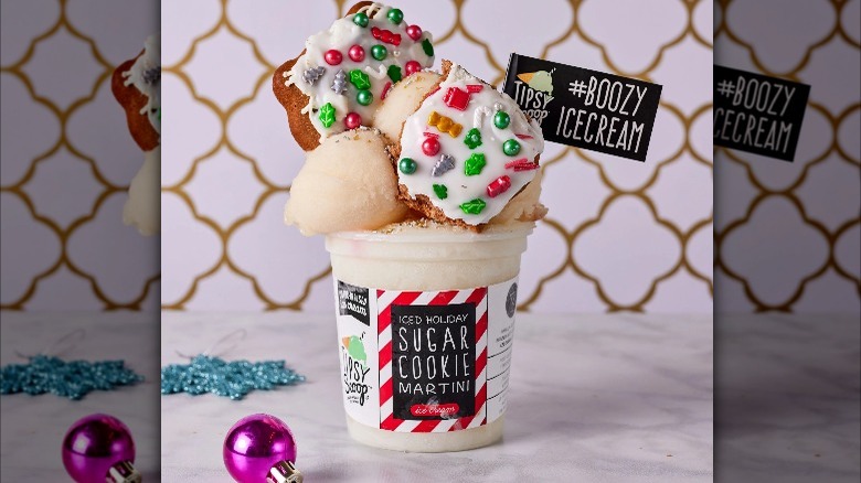 Sugar cookie iced sugar cookie martini