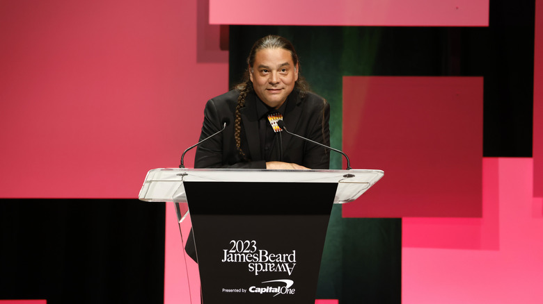 Sean Sherman at James Beard Awards