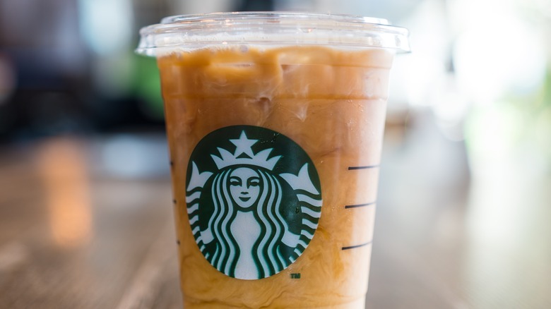 Iced Starbucks coffee drink