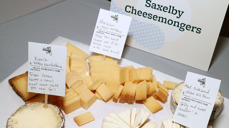 cheese from saxelby cheesemongers