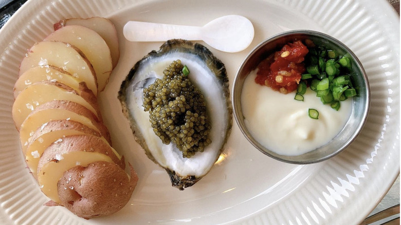 Sedalia's OKC Raw oyster plate