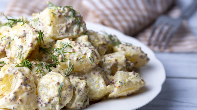 Mustard potato salad 