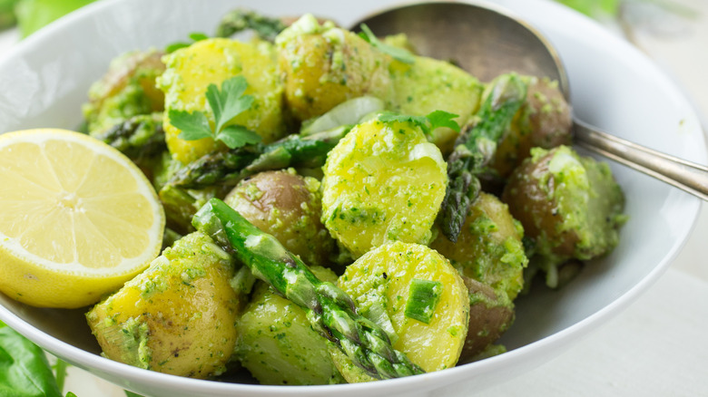 Pesto potato salad 