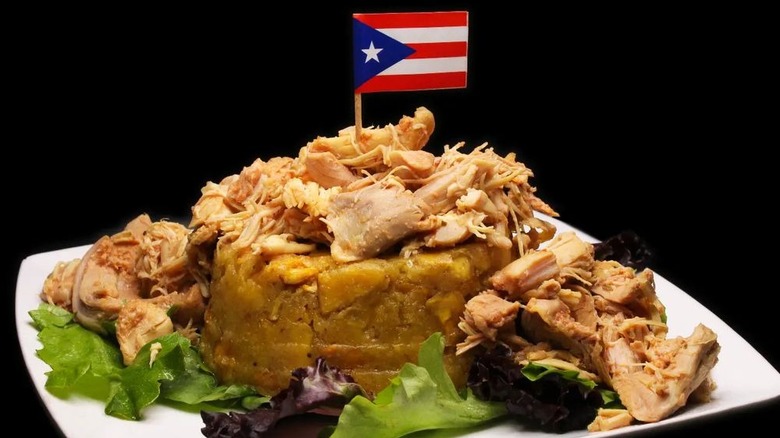 Plated mofongo at Phoenix Coqui