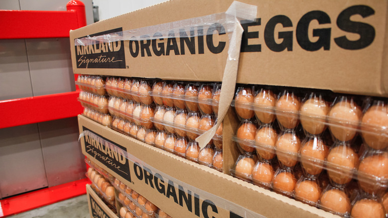 Costco organic eggs packaged