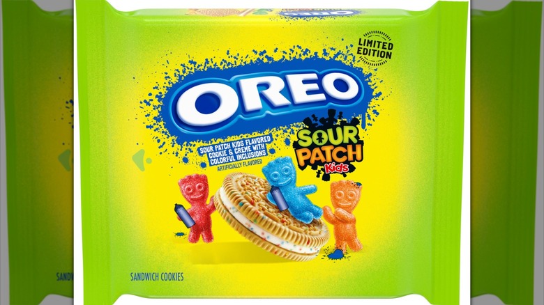 Sour Patch Kids Oreo cookies package