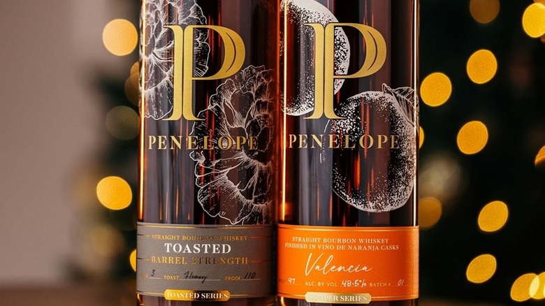 Penelope bourbon bottles labels