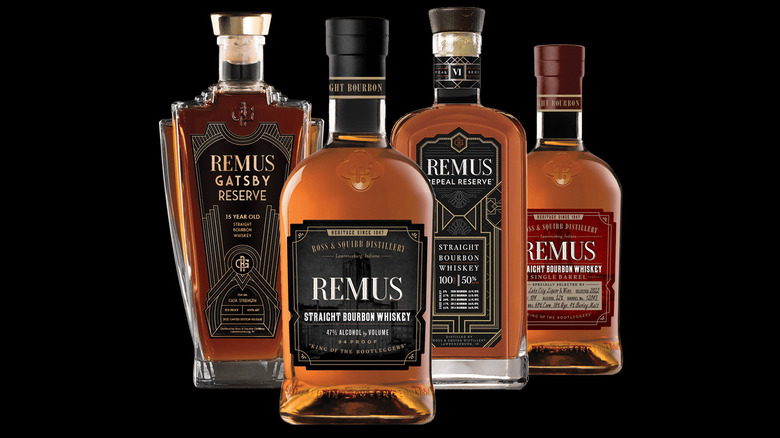 Remus bourbon bottles lineup